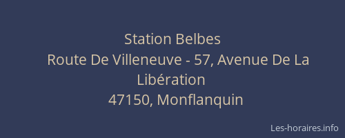 Station Belbes