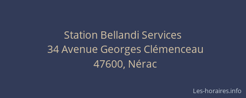 Station Bellandi Services