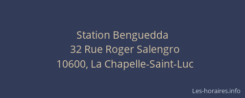 Station Benguedda