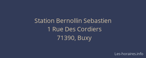 Station Bernollin Sebastien