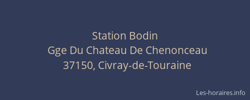 Station Bodin