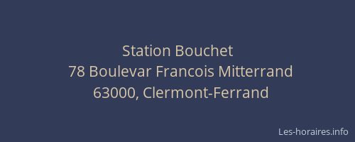 Station Bouchet