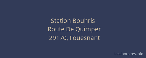 Station Bouhris