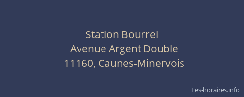 Station Bourrel
