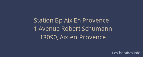Station Bp Aix En Provence