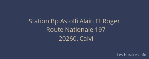 Station Bp Astolfi Alain Et Roger