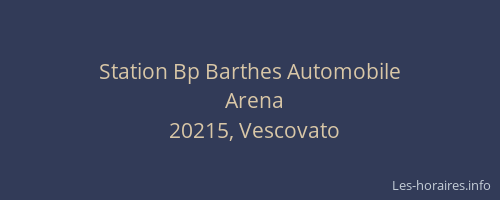 Station Bp Barthes Automobile