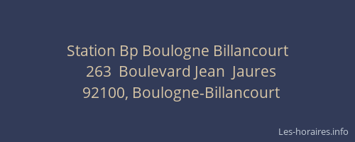 Station Bp Boulogne Billancourt