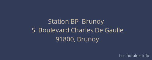 Station BP  Brunoy
