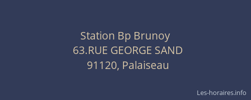 Station Bp Brunoy