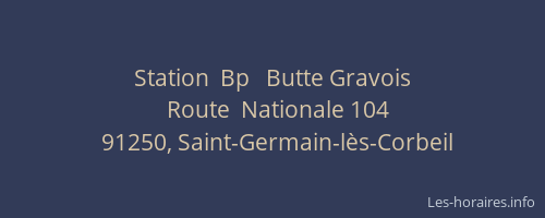 Station  Bp   Butte Gravois