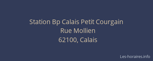 Station Bp Calais Petit Courgain