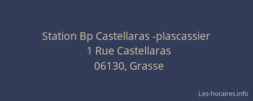 Station Bp Castellaras -plascassier