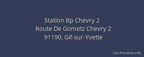 Station Bp Chevry 2