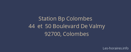 Station Bp Colombes