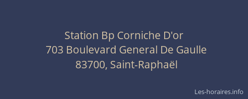 Station Bp Corniche D'or