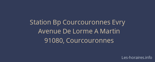 Station Bp Courcouronnes Evry