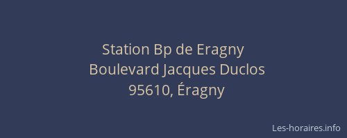 Station Bp de Eragny