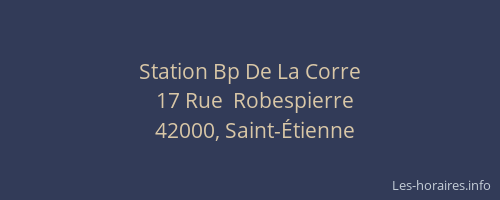 Station Bp De La Corre