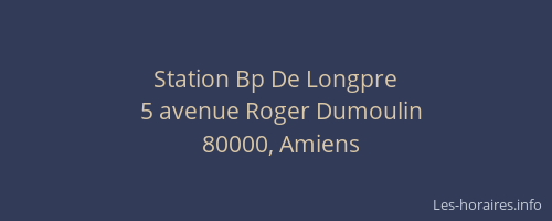 Station Bp De Longpre