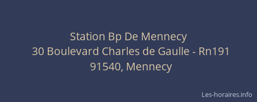 Station Bp De Mennecy