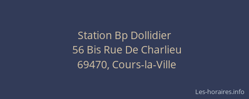 Station Bp Dollidier