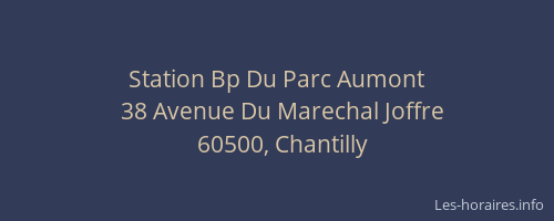 Station Bp Du Parc Aumont