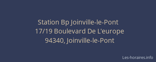 Station Bp Joinville-le-Pont