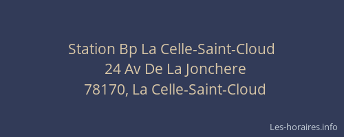 Station Bp La Celle-Saint-Cloud
