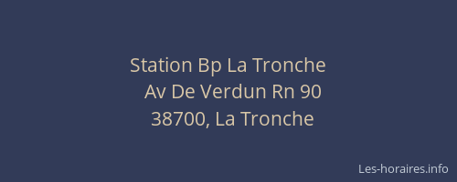 Station Bp La Tronche