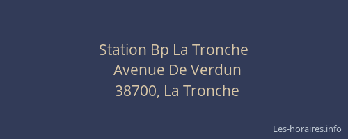 Station Bp La Tronche