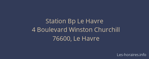 Station Bp Le Havre