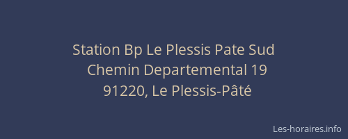 Station Bp Le Plessis Pate Sud
