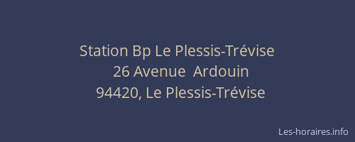 Station Bp Le Plessis-Trévise