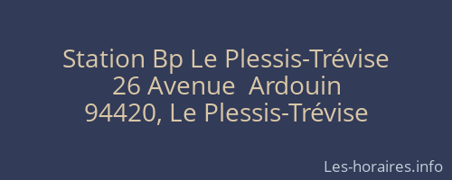 Station Bp Le Plessis-Trévise
