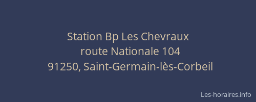 Station Bp Les Chevraux