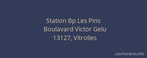 Station Bp Les Pins