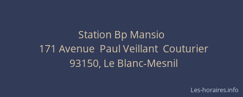 Station Bp Mansio