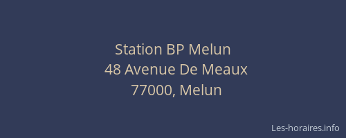 Station BP Melun