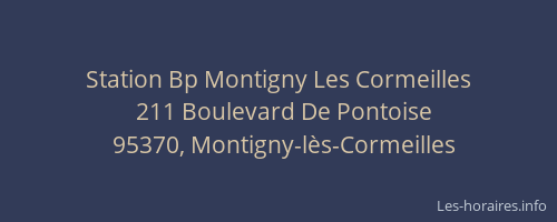 Station Bp Montigny Les Cormeilles