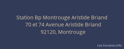 Station Bp Montrouge Aristide Briand