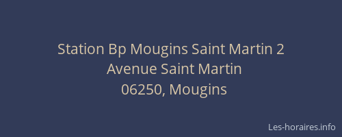 Station Bp Mougins Saint Martin 2