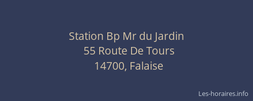 Station Bp Mr du Jardin