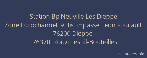 Station Bp Neuville Les Dieppe