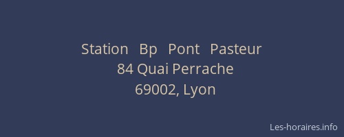 Station   Bp   Pont   Pasteur