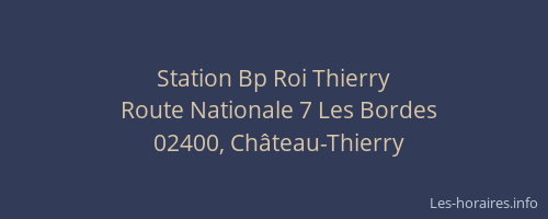 Station Bp Roi Thierry