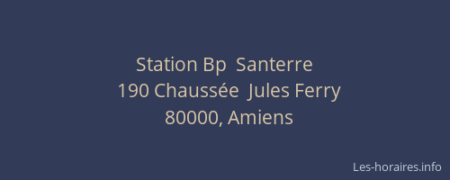 Station Bp  Santerre