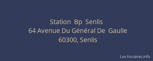 Station  Bp  Senlis