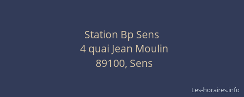 Station Bp Sens