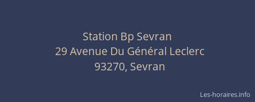 Station Bp Sevran
